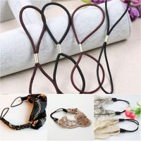 50PCS 2mm 3mm 8 Shape Elastic Hair Bands as Connecter of Headbands Plain Double circles Hair Ties For DIY Hairbands