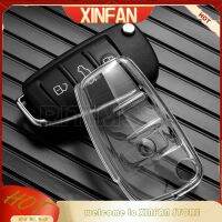 XINFAN TPU ฝาครอบกุญแจรถแบบพับเคสสำหรับ Audi A1 A3 8P A4 A5 A6 Q7 C7 A7 S3 TT TT S7 C6 RS3 Q3 Q5 Q8 R8อุปกรณ์เสริม