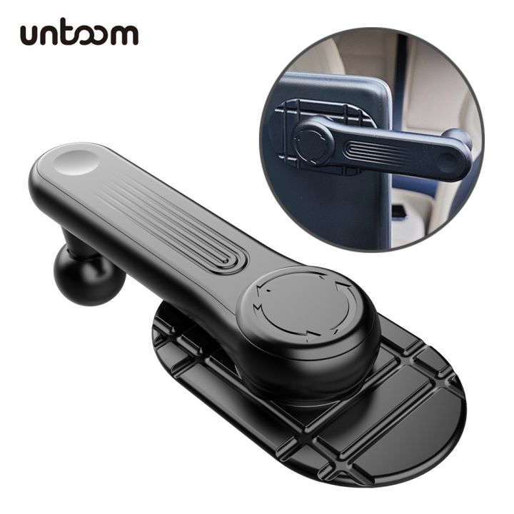 mobile-phone-holder-base-for-car-display-screen-universal-17mm-ball-head-rotatable-adhesive-phone-bracket-accessories-for-tesla