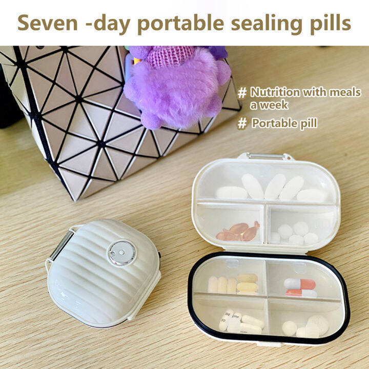 youlianba Compact Organizer Portable Medication Container Portable ...