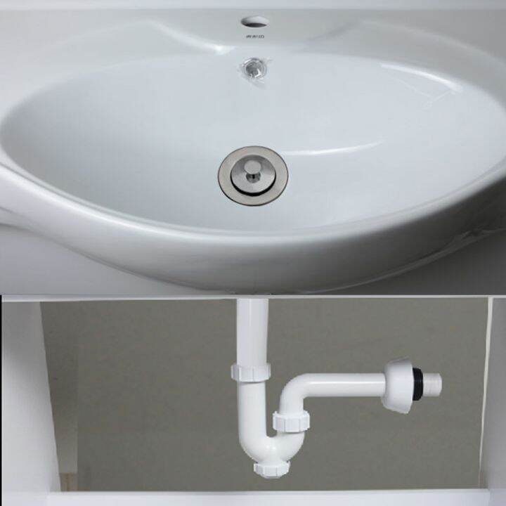 Talea Bathroom sink waste kit Basin strainer with Drain hose into the