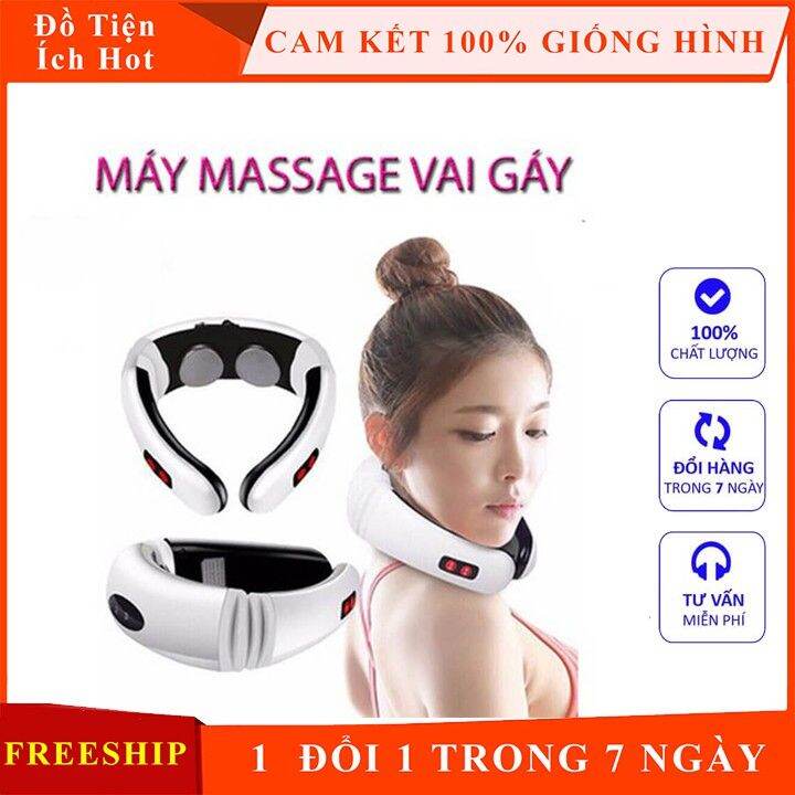 Mát Xa NB Giá Máy Mát Xa, Máy Masage Cổ 3D Thông Minh KL-5830, Rung Kết ...