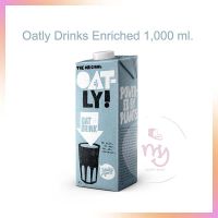 Oatly Drinks Enriched 1,000 ml.โอ๊ตลี่ดริ้งค์ Enriched นมข้าวโอ๊ต รสชาติโอ๊ตเข้มข้น Plant based milk Oat Milk Enriched นมวีแกน แพ้แลคโตส นมโอ๊ต นมพืช