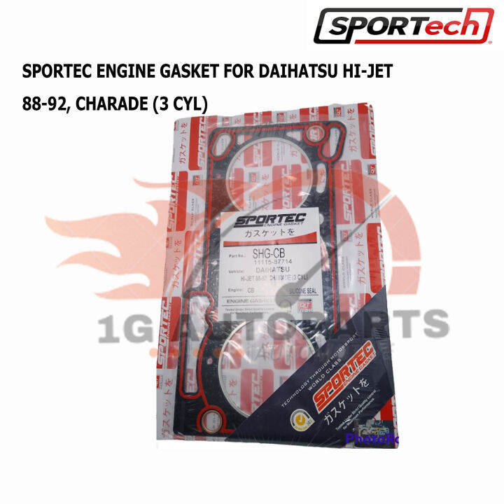 ENGINE GASKET FOR DAIHATSU HIJET 8892, CHARADE (3 CYL) Lazada PH