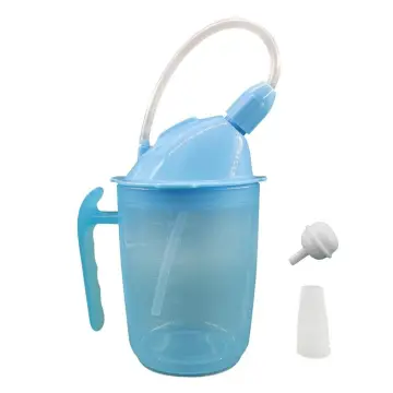 Mug Portable Cup Handle Bedridden Patient Products Plastic Non Spill Cups  Elderly Pregnant Woman Sipper Bottles Adults