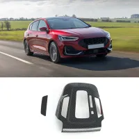 Car Carbon Fiber Central Control Gear Shift Panel Decal Interior Modification for Ford Focus 2022 2023