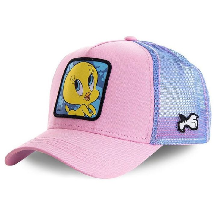 Hat Snow White Mickey Baseball Cap Summer Breathable Mesh Caps Men Women  Snapback Hat Cartoon Hip Hop Hats 