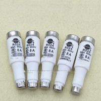 2022 ☆ RO24 5SA R024 8A 10A 16A 20A 25A 32A เกลียวฟิวส์500V เซรามิคประกัน