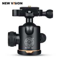 QZSD-02 Aluminum 360 Degree Panoramic Swivel Camera Tripod Ball Head with Quick Release Plate for DSLR Cameras