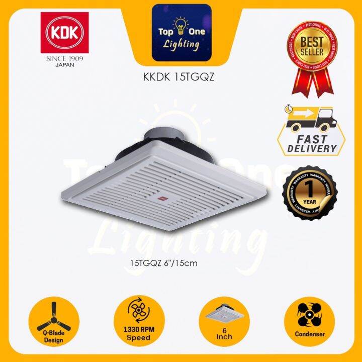 KDK 15TGQZ(6) 20CQT1(8) 25TGQ7(10) Ceiling Mount Propeller Ventilating