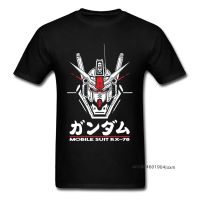 Rx 78 Gundam Tees Men Awesome Tshirt Male Cotton Black T Shirt Gundam Tshirt Japan Street Clothes Geek