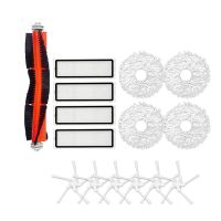 Replacement Parts Roller Brush Side Brushes HEPA Filter for Dreame W10/ W10 Pro Robot Vacuum Cleaner Accessories