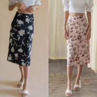 MIST OF RAIN - Mardie Skirt  กระโปรง midi skirt กระโปรงพริ้ว