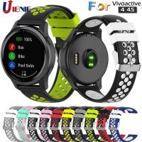 ◆◐ Silikonowy pasek do zegarka Garmin Vivoactive 4 4s Smart Watch bransoletka na rękę Sport Correa do zegarka Galaxy 46mm /GTR 47mm