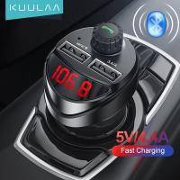 Car Charger FM Transmitter Bluetooth Car Audio MP3 Player TF Card Car Kit 3.4A Dual USB Car Phone Charger For Xiaomi Mi