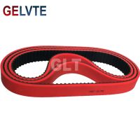 ❏ Vacuum Packaging Machine Film Machine Belt 345 l Rubber Synchronous Belt Thickening Red Rubber Punching Special Processing