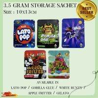 ซองซิปล็อค ขนาด 3.5 gram Storage sachet  มีให้เลือก 5 แบบ จัดส่งเร็ว