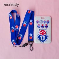 Fashion Chile Football Club Series Name Card Covers ID Card Holder Students Bus Card Case Lanyard Visit Door Identity Badge Card Holders