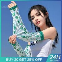 Hand Sleeves Non-bindin Nylon Uv Solar Arm Sleeves Uv Protection Ice Silk Cycling Sleeve Printing 1 Pair Anti-sunburn Sleeve