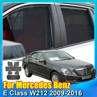 สำหรับ Mercedes Benz E Class W212 2009-2016กระบังแสงรถแผ่นบังแดดติดกระจกหน้ารถหน้าต่างตาข่ายม่านบังแดดที่บังแดด