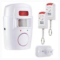 Flash Sale PIR Motions Sensor Alarm Wireless Home Garage Caravan พร้อมรีโมทคอนโทรล2ตัว