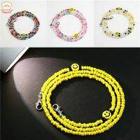 READY STOCKWomen Non-slip Anti-lost Handmade Beaded Smiley Face Hanging Chain