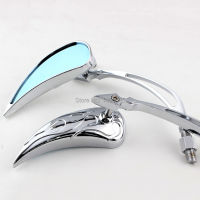 Free Shipping CHROME TEARDROP REARVIEW MIRRORS FIT FOR HONDA REBEL 250 SHADOW 600 750 VTX VT