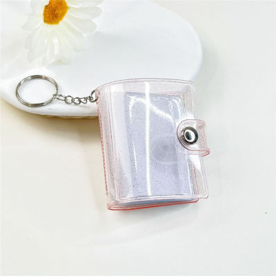 20 Pockets Photo Holder 2 Inch Photo Album Keychain Photo Album Name Card Holder 20 Pockets Photo Holder Business Card Bag Mini Photo Holder Mini Photo Holder Keychain Bag Pendant Bag Pendant Keychain Sequins Name Card Holder 2 Inch Photo Album