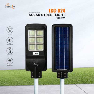 ไฟ Lumira SOLAR POWER รุ่น LSC-024 (SOLAR STREET LIGHT 300W)