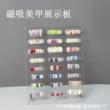 Buy Store2508 216 Colours Nail Art Display Chart: Nail Gel Polish Display  Book Album With 240 False Nail Tips, Professional Salon Nail Colour  Swatches Nail Practice Card Design Online at Low Prices