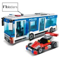 Mailackers Car City Police Bus Building Blocks Compatible SWAT Cop Truck Bricks Friends STEM Toys for Children Boys Gifts