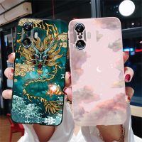 For Xiaomi Redmi K40 Gaming Case for Redmi K50 Gaming Phone Cover Cool Dragon Soft Silicone Back Case K 40 50 Gaming Coque Funda