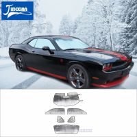 JIDIXIAN Car Front Rear Windshield Window Sunshade Cover Anti UV Sun Protection Interior Accessories for Dodge Challenger 2009+ Sunshades