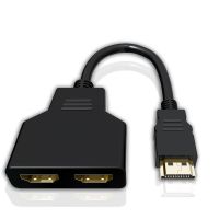 Yels】 HDMI ใหม่2.0อะแดปเตอร์แยกสาย1ใน2 HDMI ตัวผู้ไปเป็น2 HDMI UHD ทนทาน EL Store