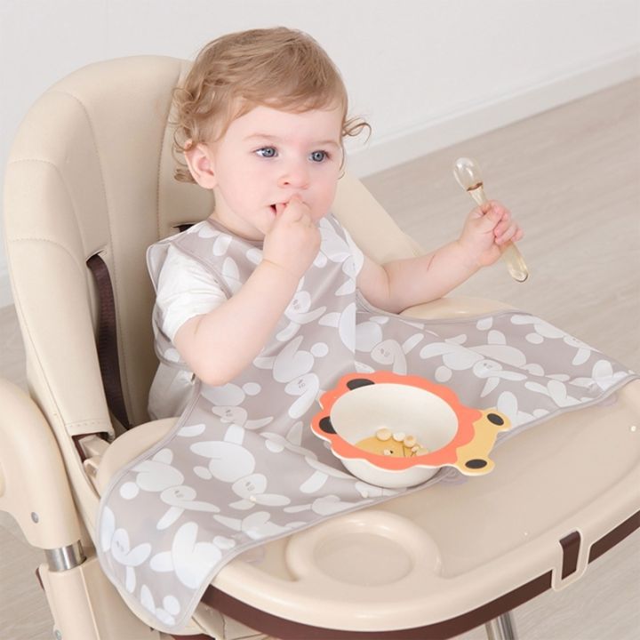 cc-baby-bib-washable-feeding-apron-coverage-smock-coverall-with-table-cover-for-dining