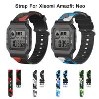 yivdje Camouflage Silicone Strap For Xiaomi Huami Amazfit Neo/Bip S U Lite Pro Smart Watch Band 20MM Sport Bracelet For Amazfit GTS 2E