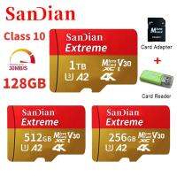 การ์ด Micro SD การ์ดความเร็วสูง SD ของแท้1TB ความจุ128GB ของขวัญแฟลชการ์ดการ์ดความจำ512GB สำหรับกล้องคอมพิวเตอร์โทรศัพท์จัดส่งฟรี