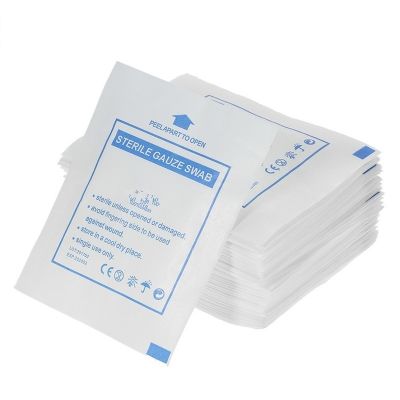 【YF】 10pcs/lot Gauze Pad First Aid Kit Waterproof Wound Dressing Sterile Bags Emergency Survival Care