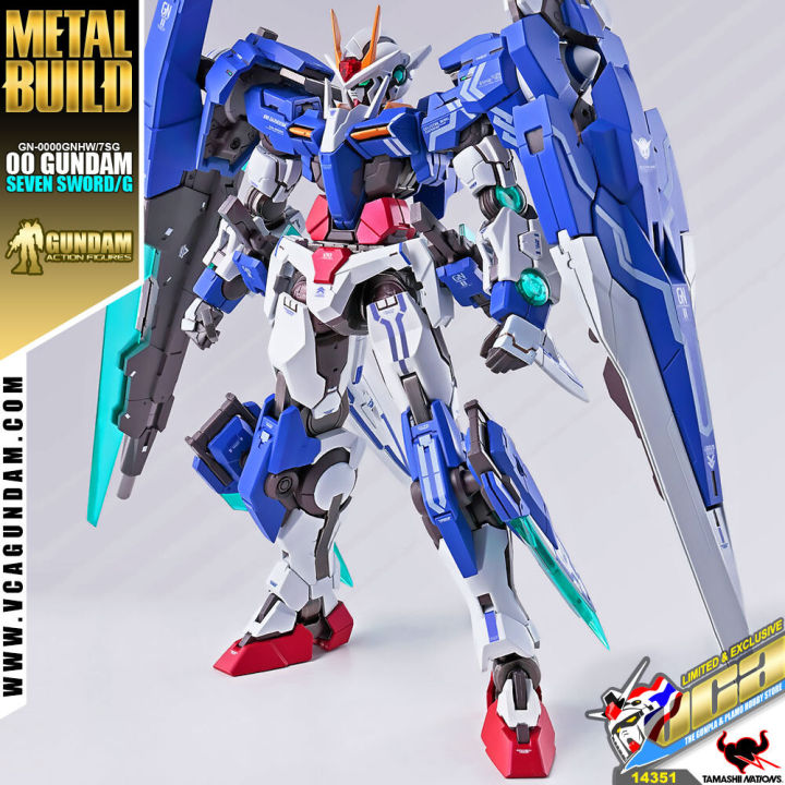 bandai-tamashii-nations-metal-build-00-gundam-seven-sword-ver-หุ่นโมเดลฟิกเกอร์โครงเหล็ก-vca-gundam