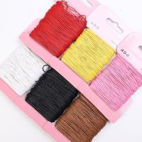 【YD】 20M Clothing Tag Cords 1mm Waxed Thread Ropes String Necklace Jewelry Making Accessories Lines Cord Rope