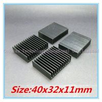 (10pcs/lot)  40x32x11mm Aluminum heatsink radiator for chip LED computer s component  heat dissipation Heatsinks