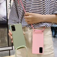 [2023สุดฮอต] สร้อยคอเคสโทรศัพท์พาดลำตัวสำหรับ OPPO A94 A74 A54 A55 A93 A15 A52 A72 A92 A91 K5 K3กรอบสายคล้องคอ