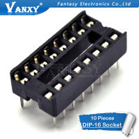 10 pcs DIP-16 16pin pins pin DIP DIP16 IC Sockets Adapter บัดกรีประเภทซ็อกเก็ต