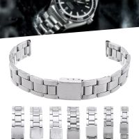 pengyigan Metal Bracelets For Men Women 12 14 16 18 20 22 24mm Replacement Band Strap Silver Stainless Steel Straight End Watch Band Strap