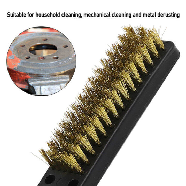Copper Wire Brush For Jewelry Metal Rust Remover Dirt Oil Stains