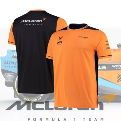 McLaren F1 Team Top 2022 Summer New T-Shirt Men Outdoor Sports Short Sleeve Formula One Racing Clothing Quick Drying T-Shirt NEW