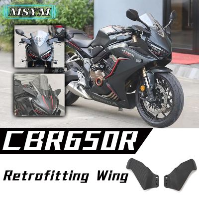 For HONDA CBR650R CBR500RR CBR 600R CBR 1000RR Motorcycle Winglet Aerodynamic Wing Kit Spoiler Rear View Mirror Fixed Wing