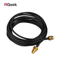 ✱♂◄ RGeek RP-SMA SMA Male to Female Extension Cable Copper Feeder Wire for Coax Coaxial Wi-Fi WiFi Network Card RG174 Router Antenna