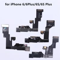 กล้องหน้าสำหรับ Iphone 6 Plus 6S Plus 4.7 5.5ใหม่ Oem ไฟเซนเซอร์พร็อกซิมิตี้สายเคเบิลงอได้หันหน้าไปทางอะไหล่