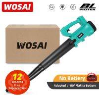 Vejl90daztg WOSAI MT-Seri Listrik เครื่องเป่าไร้สาย Udara Tekanangin 5.4kpa Daun Blower Taman Alat untuk 18V Makita Lithium